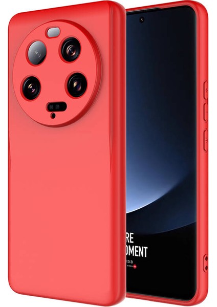 Xiaomi Mi 13 Ultra Kılıf Kılıf İçi Kadifeli Esnek Kadifon Lansman Premium Silikon Case Cover