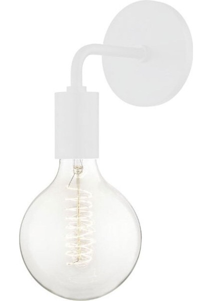 Şık Beyaz Aplik, Modern ve Zarif Dekoratif Aydınlatma Parçası