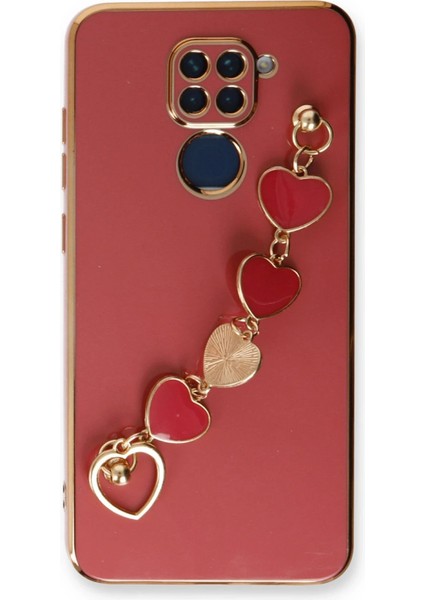 Xiaomi Redmi Note 9 Kılıf Esila Silikon - Kırmızı - YKD1905-8113