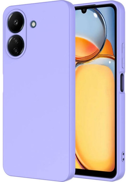 Poco C65 Kılıf Kılıf İçi Kadifeli Esnek Kadifon Lansman Premium Silikon Case Cover