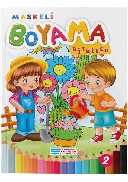 Bitkiler Maskeli Boyama