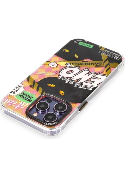 iPhone 14 Pro Max Kılıf Cat Desenli Kapak - Cat - 2 - YKD6548-8472