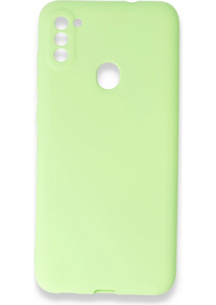 Samsung Galaxy A11 Kılıf First Silikon - Yeşil - YKD8082-3661
