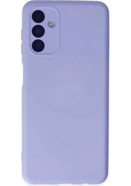 Samsung Galaxy A04S Kılıf Nano Içi Kadife Silikon - Lila - YKD6901-3857