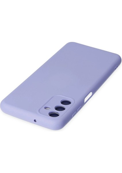 Samsung Galaxy A04S Kılıf Nano Içi Kadife Silikon - Lila - YKD6901-3857