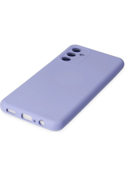 Samsung Galaxy A04S Kılıf Nano Içi Kadife Silikon - Lila - YKD6901-3857