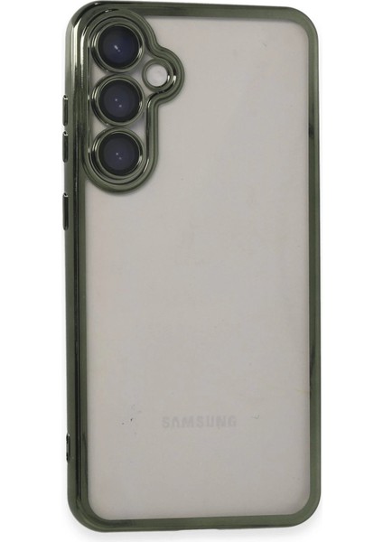 Samsung Galaxy S23 Fe Kılıf Lensli Silikon - Yeşil - YKD7495-8485