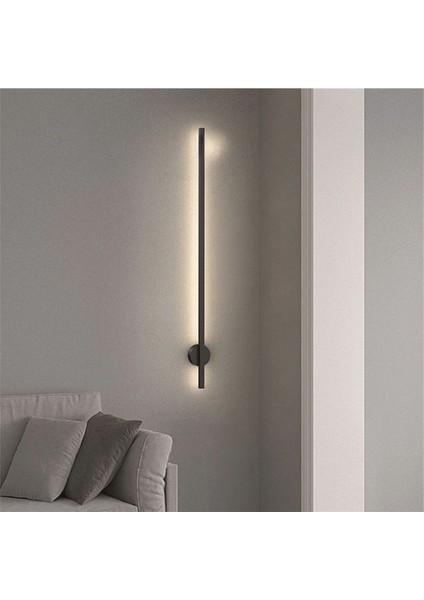 Şık Siyah Modern LED Duvar Aplik, Iç Mekan 3000K, Enerji Tasarruflu ve Kullanışlı modelleri
