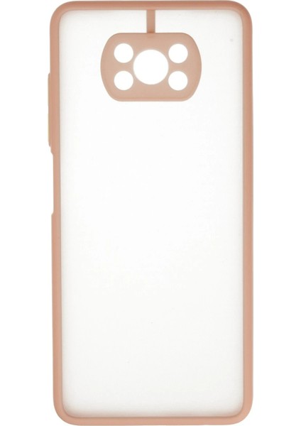 Xiaomi Pocophone X3 Kılıf Montreal Silikon Kapak - Pembe - YKD9854-2763