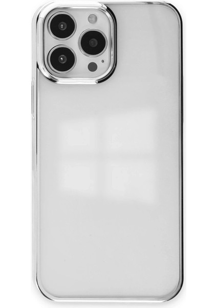 iPhone 14 Pro Kılıf Element Silikon - Gümüş - YKD6351-8390