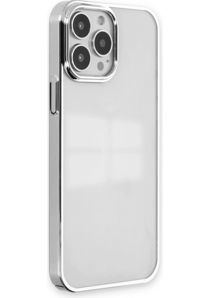 iPhone 14 Pro Kılıf Element Silikon - Gümüş - YKD6351-8390