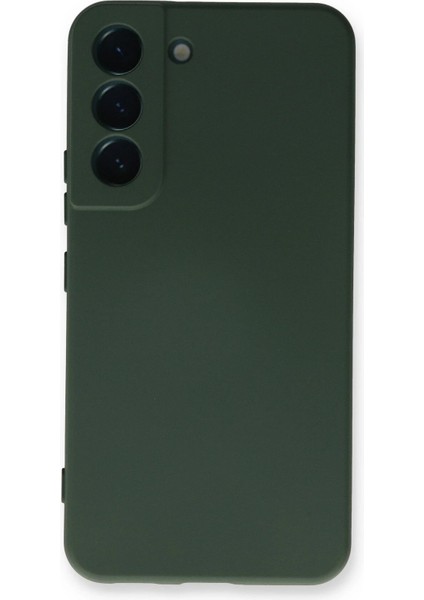 Samsung Galaxy S23 Plus Kılıf Nano Içi Kadife Silikon - Koyu Yeşil - YKD4998-5857