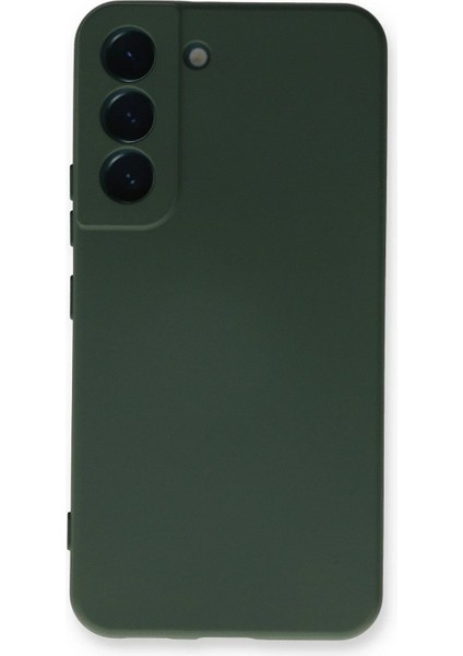 Samsung Galaxy S23 Plus Kılıf Nano Içi Kadife Silikon - Koyu Yeşil - YKD4998-5857