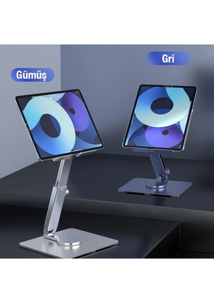 Ally H06 360° Dönebilen Yükseklik Ayarlı Masa Üstü Tablet STANDI-(1903) - YKD1490-2213