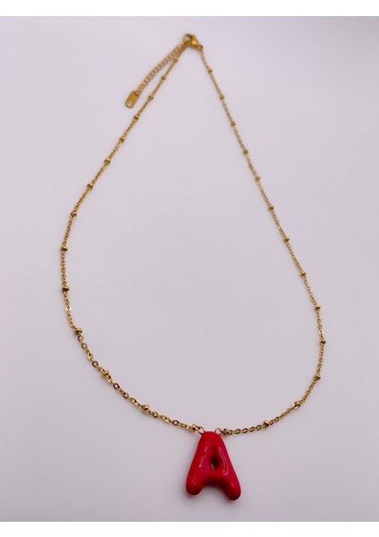 Çelik Kolye A Harfli Kolye Renkli Balon Harf Kolye indirimleri