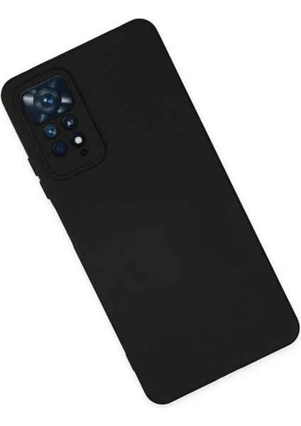 Xiaomi Redmi Note 11 Pro Kılıf Nano Içi Kadife Silikon - Siyah - YKD6943-5066