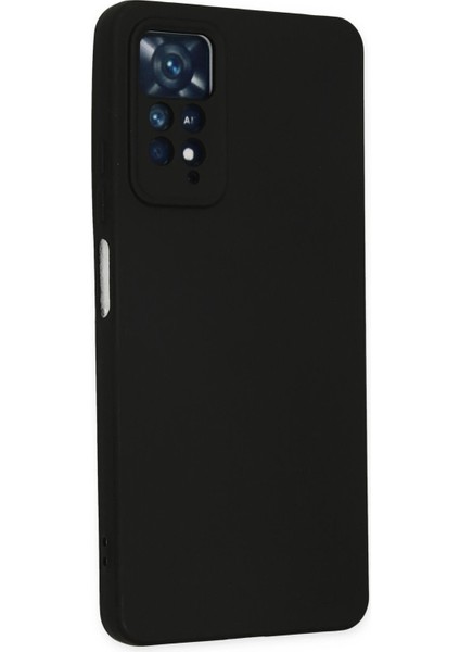 Xiaomi Redmi Note 11 Pro Kılıf Nano Içi Kadife Silikon - Siyah - YKD6943-5066
