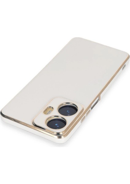 Realme C55 Kılıf Volet Silikon - Beyaz - YKD7616-7201 modelleri