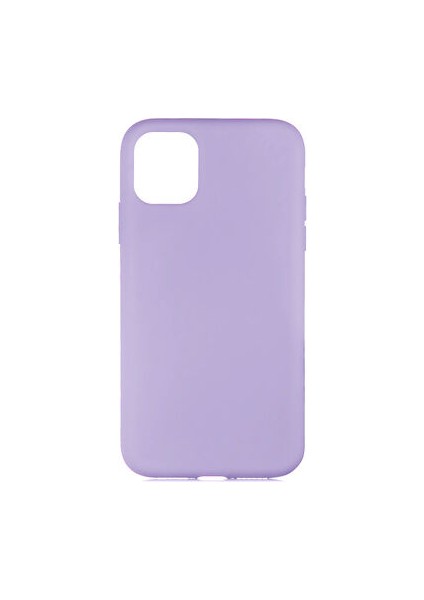 iPhone 11 Kılıf Kılıf İçi Kadifeli Esnek Kadifon Lansman Premium Silikon Case Cover
