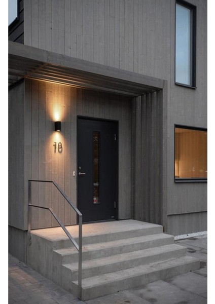 Çift Yönlü Dikey Duvar Aplik Armatür 3200K Sarı ve Siyah Renkli fiyatları