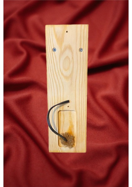 El Yapımı Ahşap Duvar Aplik, Kahverengi, Dekoratif ve Şık Tasarım indirimleri