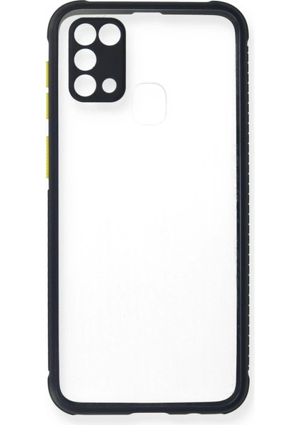 Samsung Galaxy M31 Kılıf Miami Şeffaf Silikon - Lacivert - YKD6956-1731 fiyatları