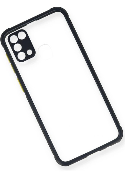 Samsung Galaxy M31 Kılıf Miami Şeffaf Silikon - Lacivert - YKD6956-1731 modelleri