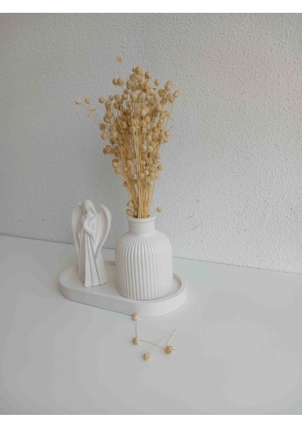 Melek ve Dekoratif Vazo Seti – Modern Beyaz Minimal Tasarım modelleri