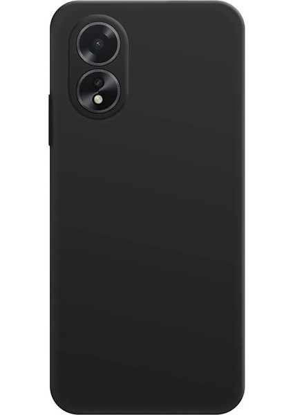 Oppo A38 Kılıf First Silikon - Siyah - YKD2753-4686