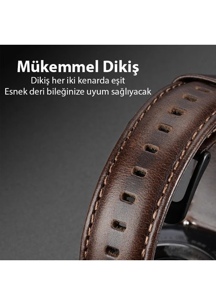 Dux Ducis Apple Watch 38/40/41MM Için Business Deri Kayış KORDON-(1903) - YKD1557-4672