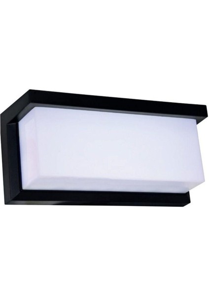20W Dış Mekan LED Aplik, Ilık Beyaz, Siyah, Dayanıklı ve Şık Tasarım