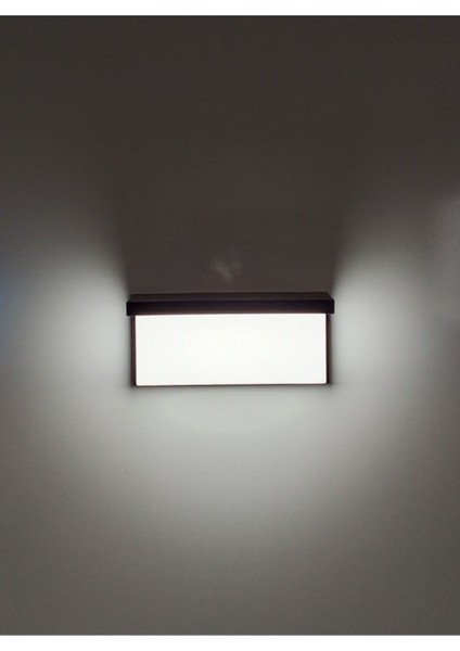 20W Dış Mekan LED Aplik, Ilık Beyaz, Siyah, Dayanıklı ve Şık Tasarım fırsatları