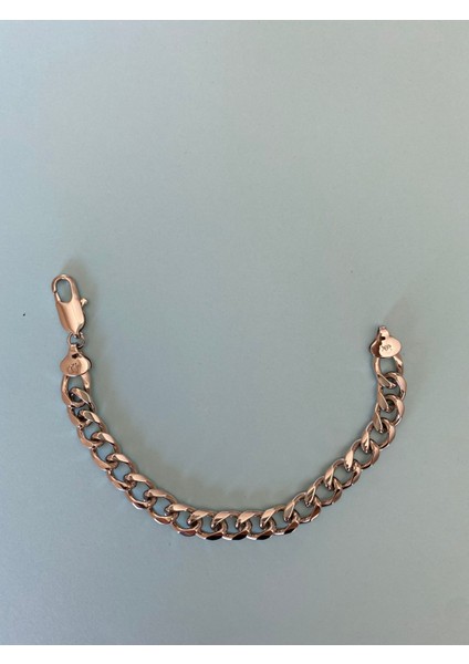Xuping Geniş Aralıklı Kalın Silver Zincir Bileklik fırsatları