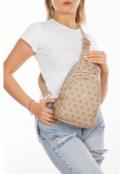 Desenli Kadın Çapraz Tek Kol Göğüs ve Omuz Sırt Çantası-Crossbody Bag fiyatları