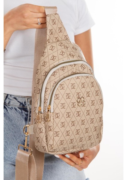 Desenli Kadın Çapraz Tek Kol Göğüs ve Omuz Sırt Çantası-Crossbody Bag indirimleri