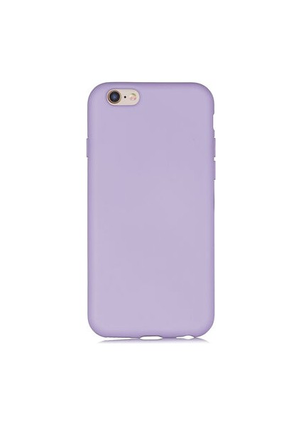 iPhone 6S Kılıf Kılıf İçi Kadifeli Esnek Kadifon Lansman Premium Silikon Case Cover