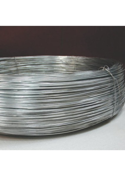 3 mm Galvanizli Tel, 5 Metre, Gri Renk, Dayanıklı ve Uzun Ömürlü Kullanım Sağlar