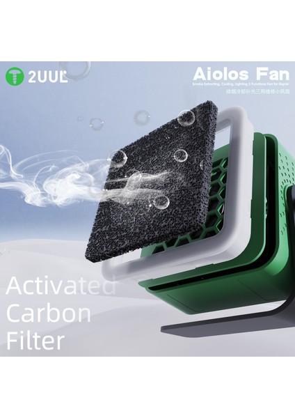 2uul Aiolos Soğutma + Aydınlatma + Duman Tahliyesi Hepsi Bir Arada Fan fırsatları