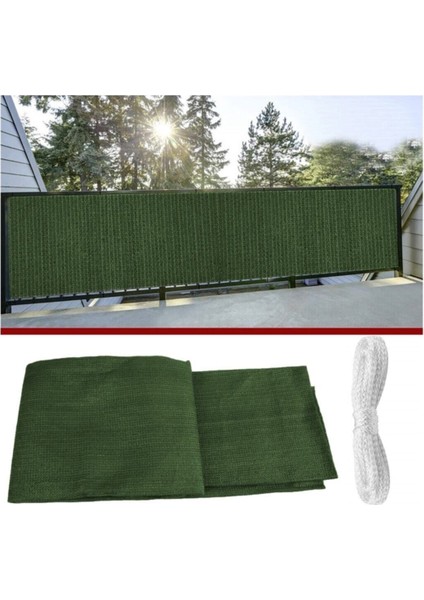 Balkon ve Bahçe Kullanımına Uygun 1x2 Metre Tente ve Korkuluk Branda Seti