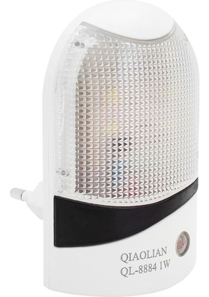 Renkli LED Sensörlü Gece Lambası, 1 Watt, Şık ve Fonksiyonel Aydınlatma Seçeneği