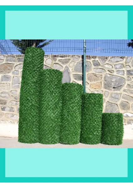 Yumuşak Yeşil Çim Çit 50CM x 1m, Bahçe Sınırlandırma ve Dekorasyon Için Ideal