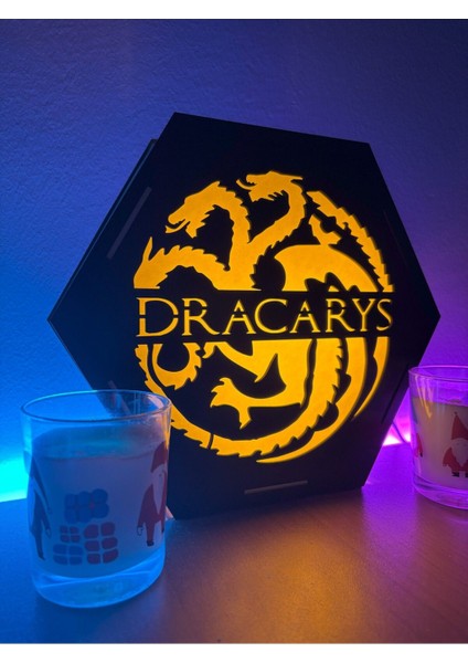 Dracarys Masaüstü Dekoratif Lamba, Şık ve Atmosfer Yaratan Işık Seçeneği modelleri