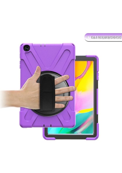 Samsung Galaxy T510 Tab A 10.1 Kılıf Amazing Tablet Kapak - Mor - YKD6433-4492 fırsatları