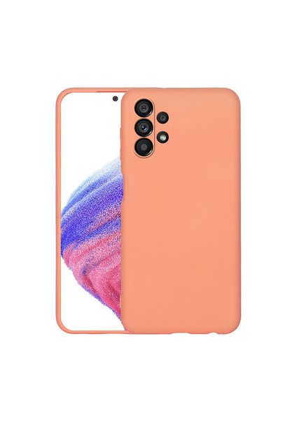 Samsung Galaxy A13 4G Kılıf Kılıf İçi Kadifeli Esnek Kadifon Lansman Premium Silikon Case Cover