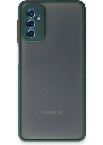 Samsung Galaxy M52 5g Kılıf Montreal Silikon Kapak - Yeşil - YKD3008-1245
