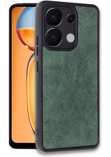 Xiaomi Redmi Note 13 Pro 5g Kılıf Aras Deri Kapak - Koyu Yeşil - YKD8593-6542