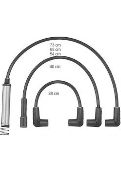 Opel Vectra A 1.6 Sv Buji Kablosu Set - Wisco, ALX2031
