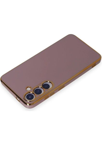 Samsung Galaxy S24 Plus Kılıf Volet Silikon - Mor - YKD3882-6277