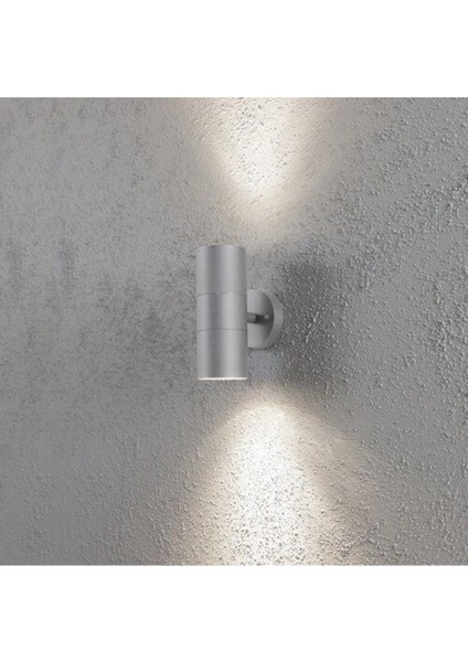 Eskitme Gri Çift Taraflı Iç-Dış Mekan Plastik Kasa Aplik Bahçe Duvar Armatürü indirimleri