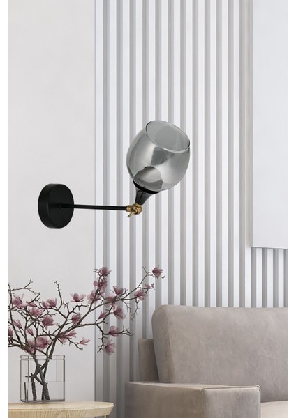 Ayarlı ve Oynar Başlıklı Şık Camli Siyah Aksesuar